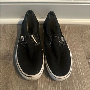 Black slip on vans size women’s 8